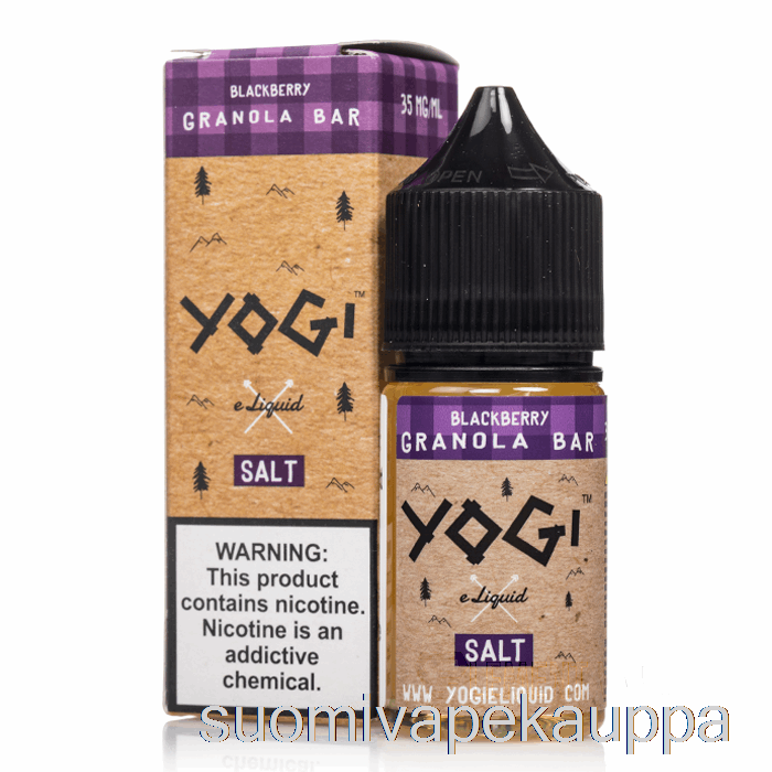 Vape Kauppa Karhunvatukka Granolapatukka - Yogi Salts E-neste - 30ml 50mg